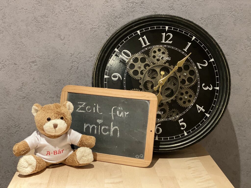 Me Time signalisieren. Kass Dein Umfeld wissen, dass Du gerade Zeit für Dich brauchst.